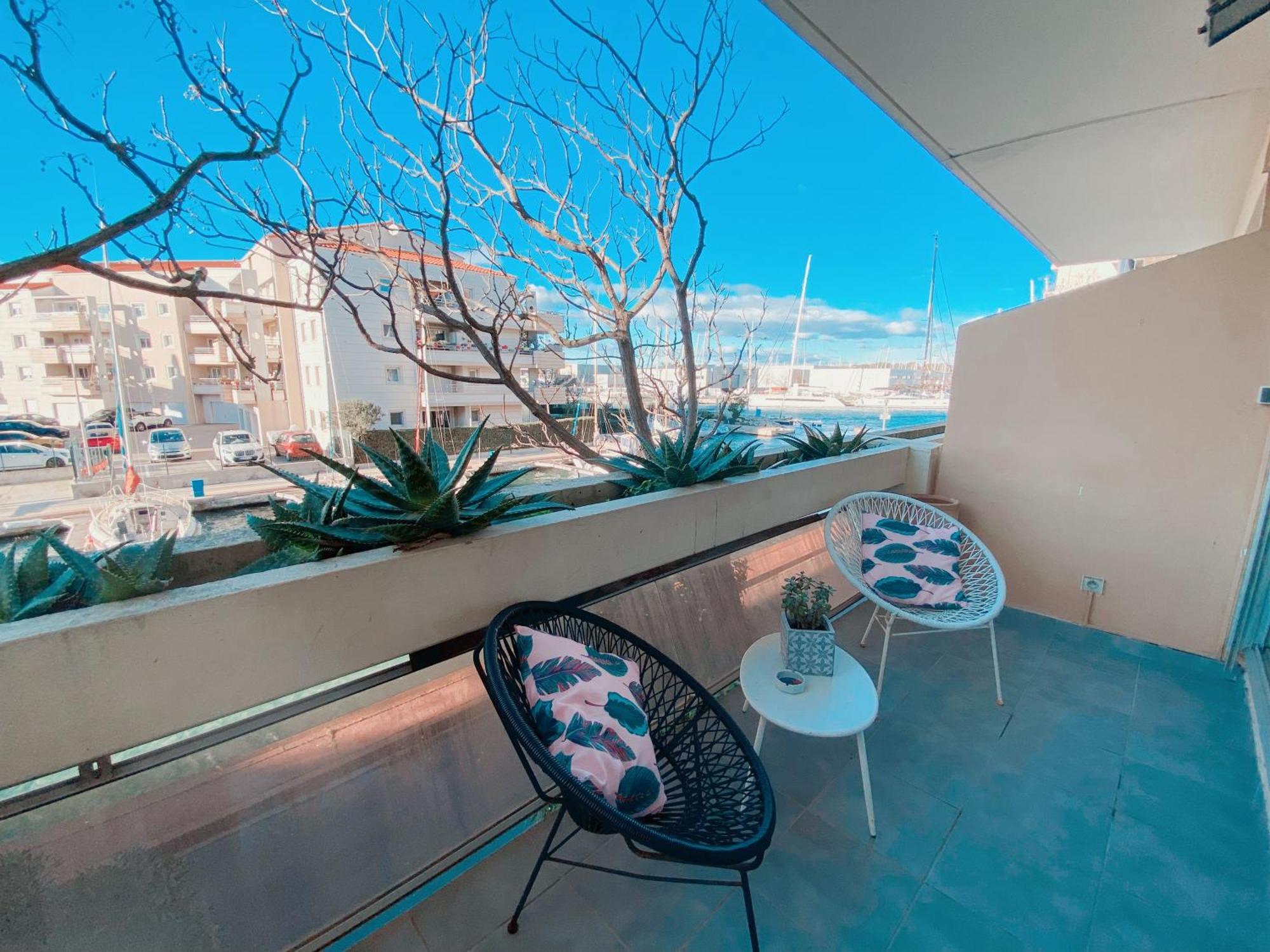 Apartament Superbe T2 Au Calme Avec Balcon Sur La Marina - 10 Canet-en-Roussillon Zewnętrze zdjęcie